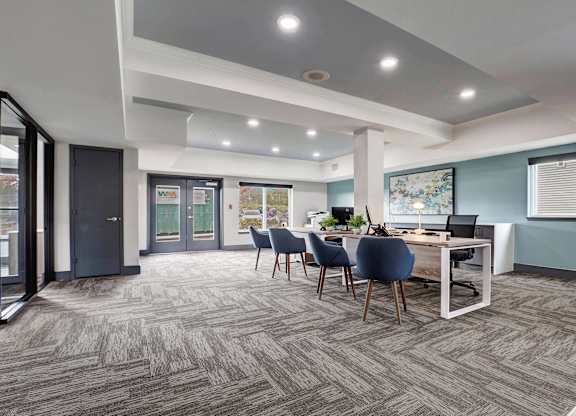 Northgate - Row on Third - Lasing Office Lobby