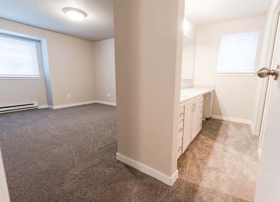 Master Bedroom and Vanity at Cambridge on Seventh, Puyallup, WA