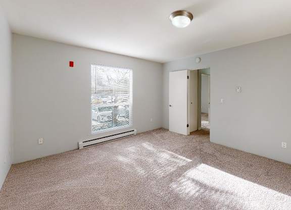 Vacant Living Area at The Aviator, Renton, Washington