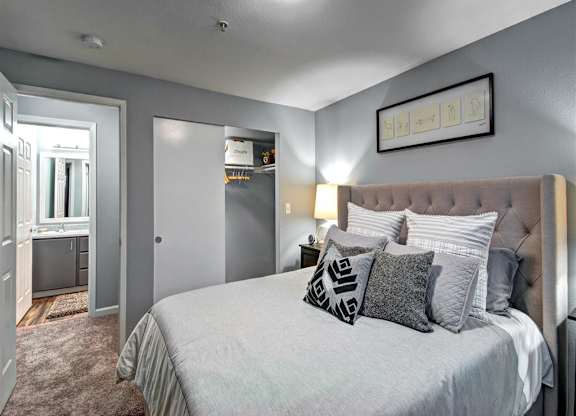 Puyallup Apartments- Deer Creek Apartments- bedroom area at Deer Creek Apartments, Puyallup