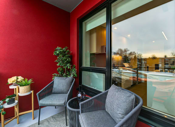 Suite Balcony Overlooking at Southpark, Edmonton, Alberta