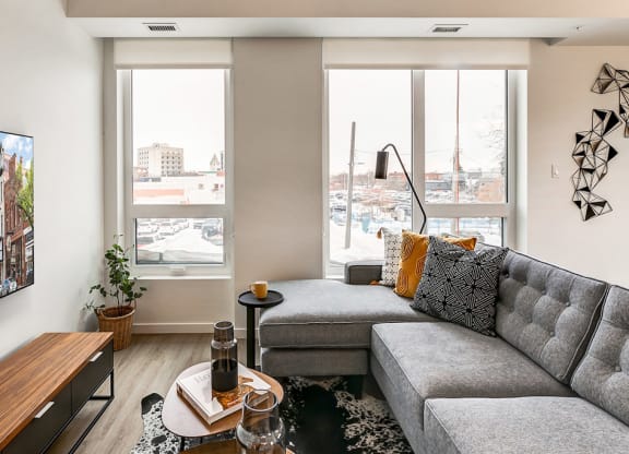 Comfortable Living Room for Time at Home at Southpark, Edmonton, T6E 3S3