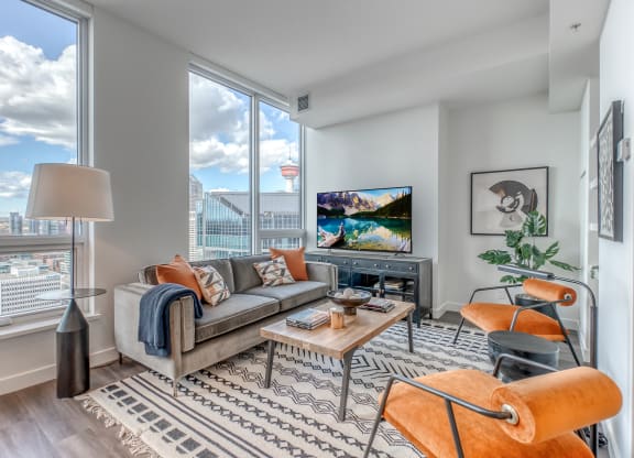 Resort Style Living Rooms at BLVD Beltline, Alberta, T2G 2K4