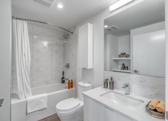 Modern Bathroom Fittings at BLVD Beltline, Calgary, AB, T2G 2K4