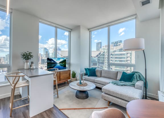 Living Room With Plenty Of Natural Light at BLVD Beltline, Alberta, T2G 2K4