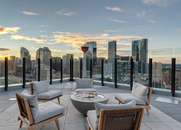 Rooftop Patio at BLVD Beltline, Calgary, Alberta