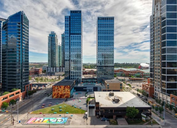 Apartment Building Exterior at BLVD Beltline, Calgary, AB