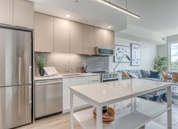 Efficient Appliances In Kitchen at Southpark, Edmonton, Alberta