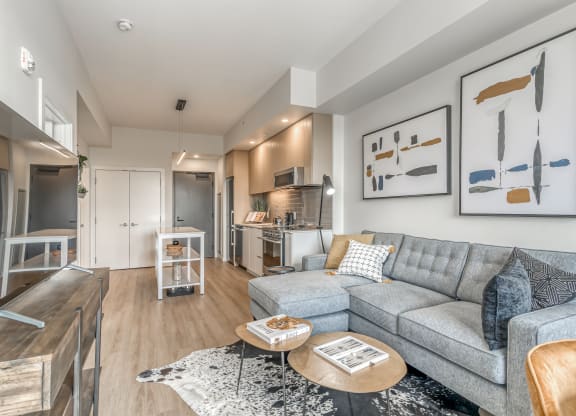 Living Area With Dining Area View at Southpark, Alberta