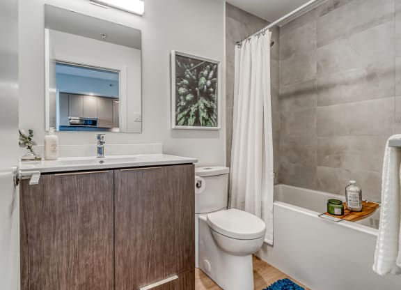 Custom Look Bathroom at Southpark, Edmonton, T6E 3S3