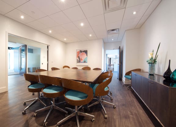 Private Meeting / Dining Room at Versus Apartments, Alberta