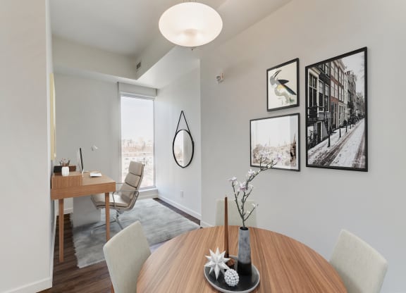 Modern Dining Room at Southpark, Edmonton, Alberta