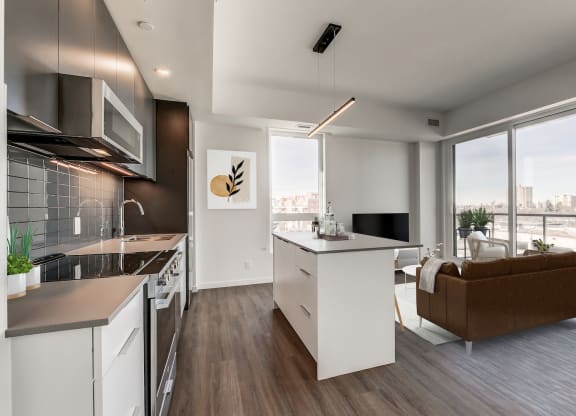 Wood Floor Dining Room at Southpark, Edmonton, AB