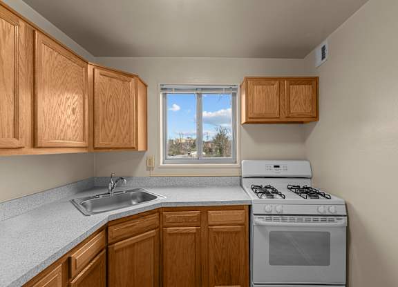 A kitchen at Kensington House, Kensington, MD