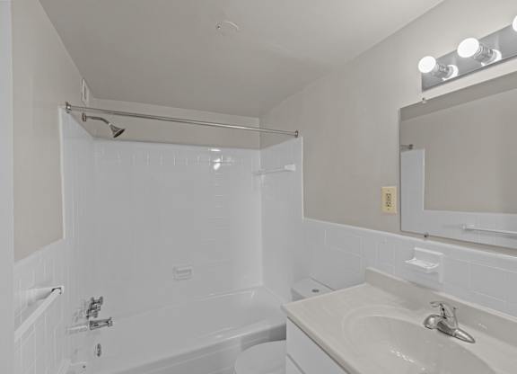 Bathroom With Oval Tub at Kensington House, Kensington, MD