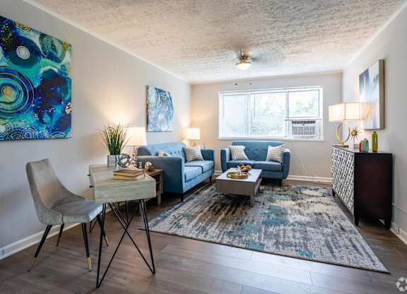 Dining Area at The Lawrence Apartments, Greenbelt, MD 20770