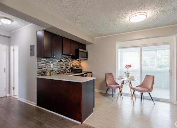 Large Center Island Kitchen at The Lawrence Apartments, Greenbelt