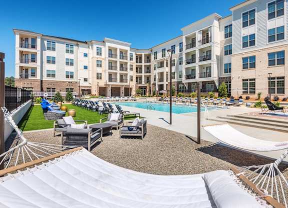 Briley - apartments in Matthews, NC - outdoor lounge