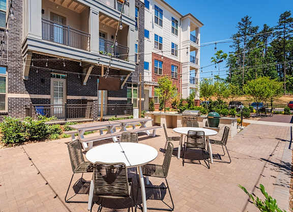 Briley - Matthews, NC downtown apartments - resident event yard