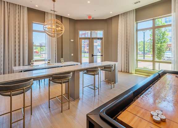 Briley - Matthews, NC downtown apartments - game lounge