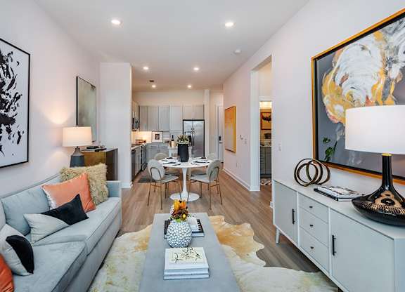 Briley - Apartments near Wells Fargo - built-in bar with wine rack