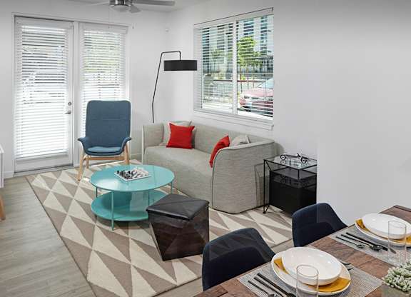 Our open concept for the dining and living areas is perfect for entertaining