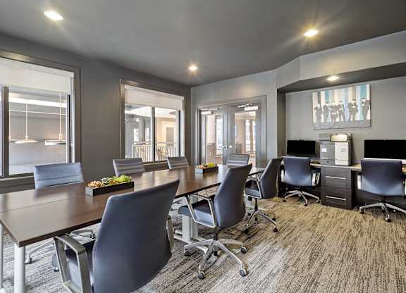 Work From Home Apartments in Raleigh, NC - Marshall Park Apartments - Conference Room