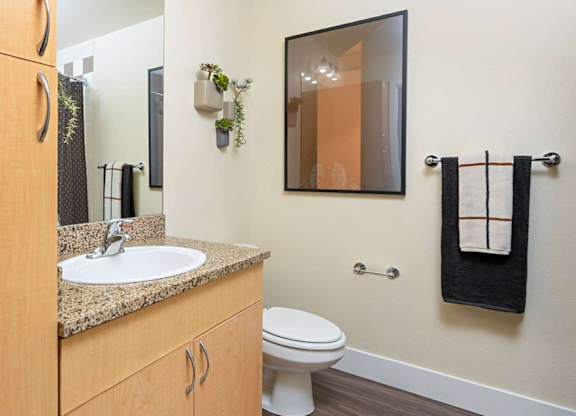 Metro 112 Apartments in Bellevue WA - Classic bathroom