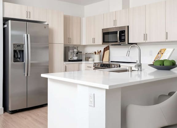 Metro 112 Apartments in Bellevue WA - Upgraded kitchen