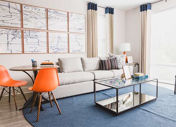 Apartments for rent in Atlanta, GA | Vinings Lofts and Apartments | model living room