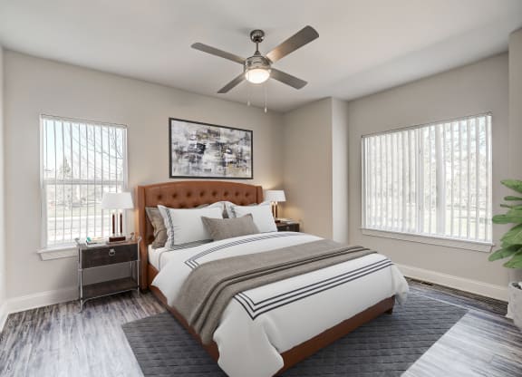 Cedar Creek Renovated Primary Bedroom