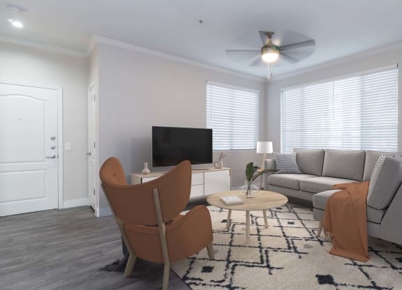 Renovated living room