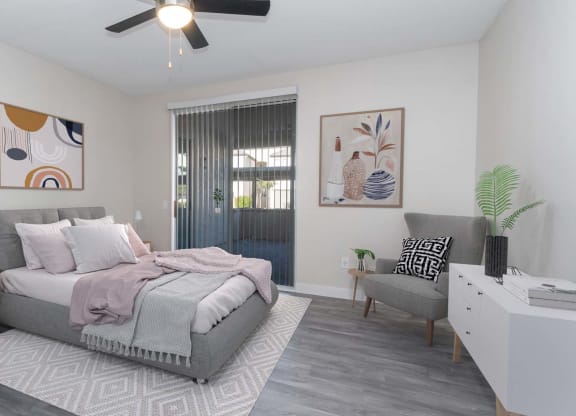 Renovated bedroom