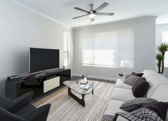 Renovated living room