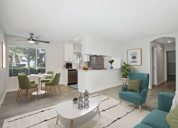 Waterleaf Apartment Living room and dining