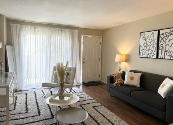 Living Area at Aspire High Desert Apartments, Victorville, California