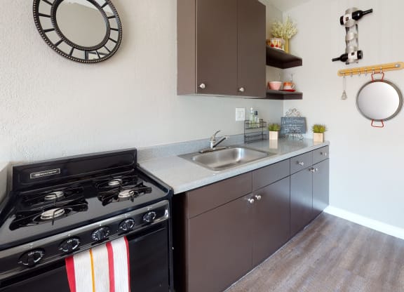 Wood Cabinets at Las Brisas Apartments, Colton, CA