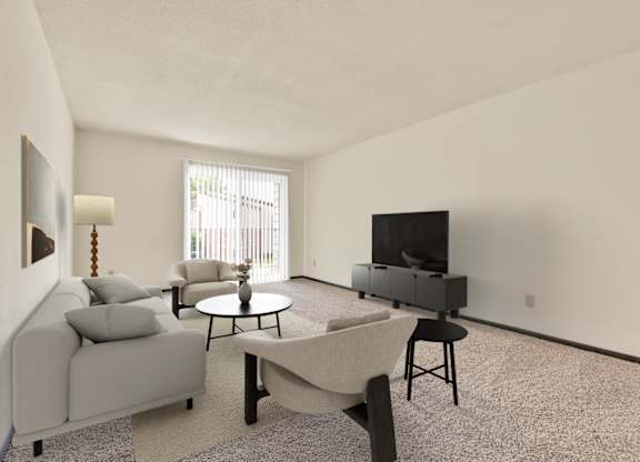 Modern Living Area at Indian Ridge Apartments, Davenport, IA, 52807
