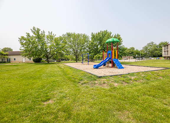 A playground at Indian Ridge Apartments, Iowa