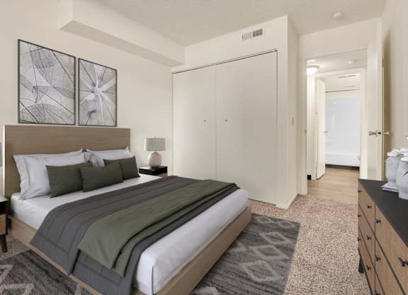Cozy Bedroom at Indian Ridge Apartments, Davenport