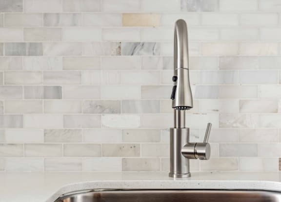 a close up of a kitchen sink and faucet at Reserve at Temple Terrace, Temple Terrace, FL 33637