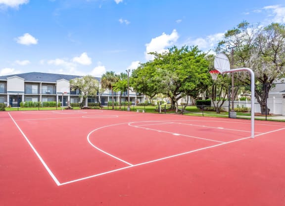 a basketball court at the enclave at woodbridge apartments at Waterford Park Apartment Homes, LLC, Florida