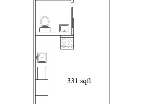 a schematic diagram of a floor plan of a house