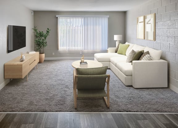 All new living room at Regency Park, Reno, Nevada