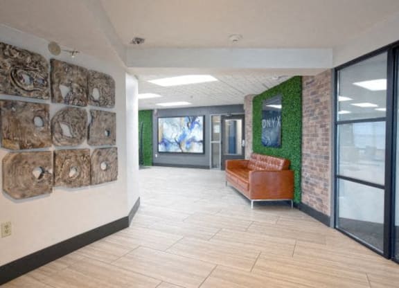 Common area hallway at The Onyx at 695, Nevada, 89503