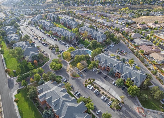 an aerial view o at Austin Crest Apartments, Reno