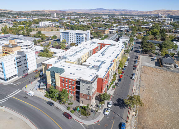 Drone View at ParcOne60, Reno, Nevada