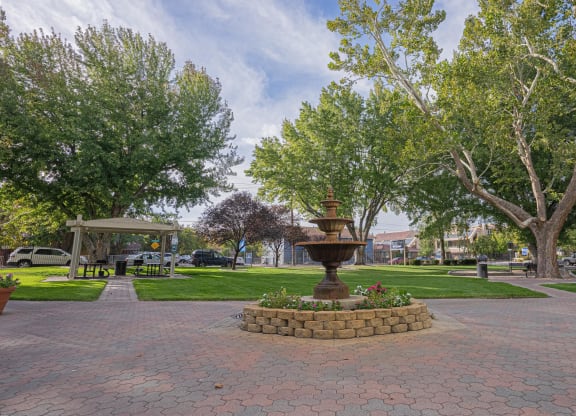 a fountain in the middle of a park at Regency Park, Nevada, 89509