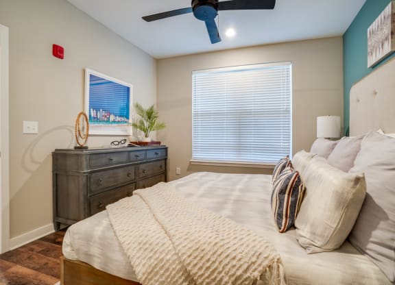 Bedroom With Expansive Windows at Watermark at Urban Blu, Panama City Beach