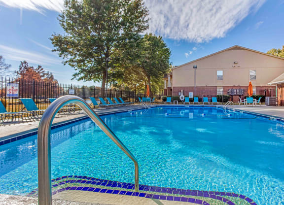 our apartments have a large pool for residents to enjoy